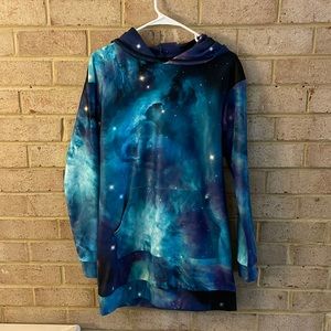 Black Milk Teal Galaxy Slouchy